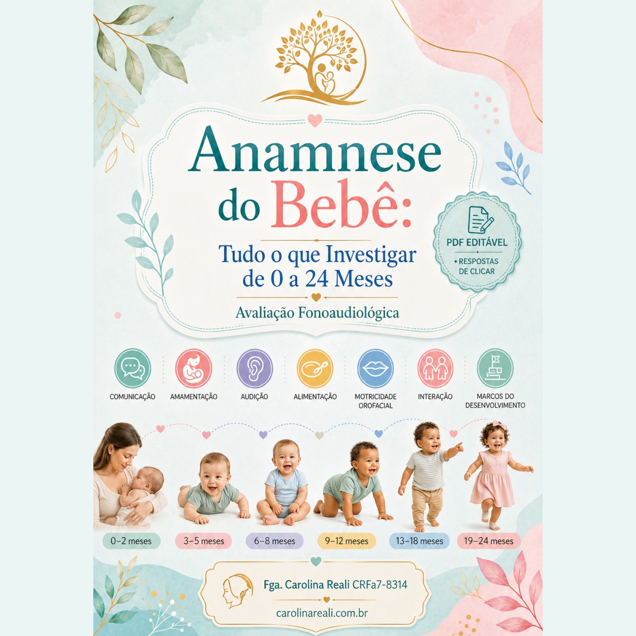 Anamnese do Bebê — Avaliação Fonoaudiológica de 0 a 24 Meses
