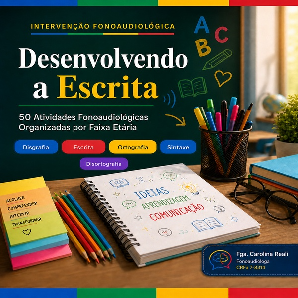 Desenvolvendo a Escrita — 50 Atividades Fonoaudiológicas Organizadas por Faixa Etária