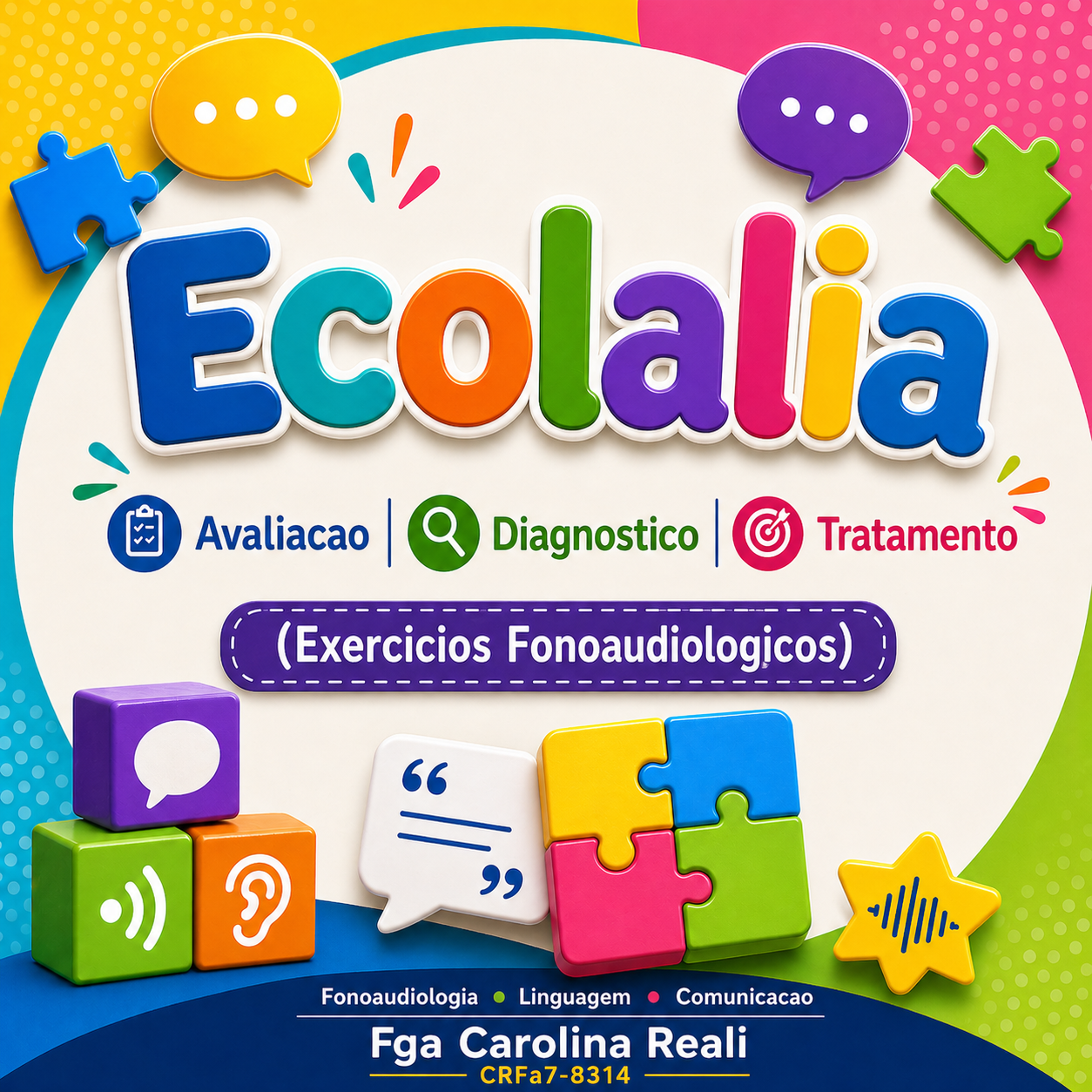 Ecolalia — Avaliação, Diagnóstico e Tratamento (50 Exercícios Fonoaudiológicos)