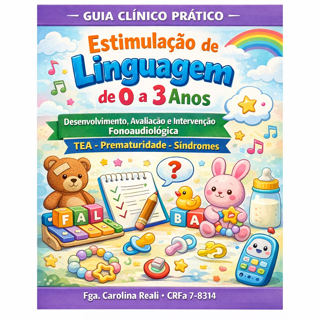 Estimulação de Linguagem de 0 a 3 Anos — Desenvolvimento, Avaliação e Intervenção Fonoaudiológica