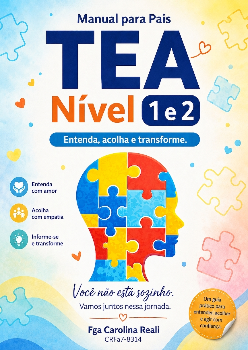Manual para Pais — TEA Nível 1 e 2: Entenda, Acolha e Transforme