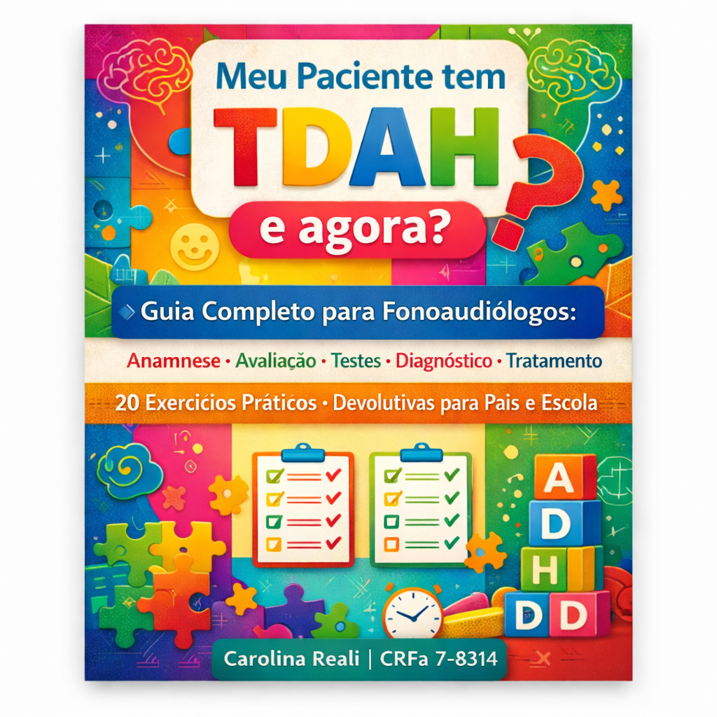 Meu Paciente Tem TDAH, e Agora? — Guia Completo para Fonoaudiólogos
