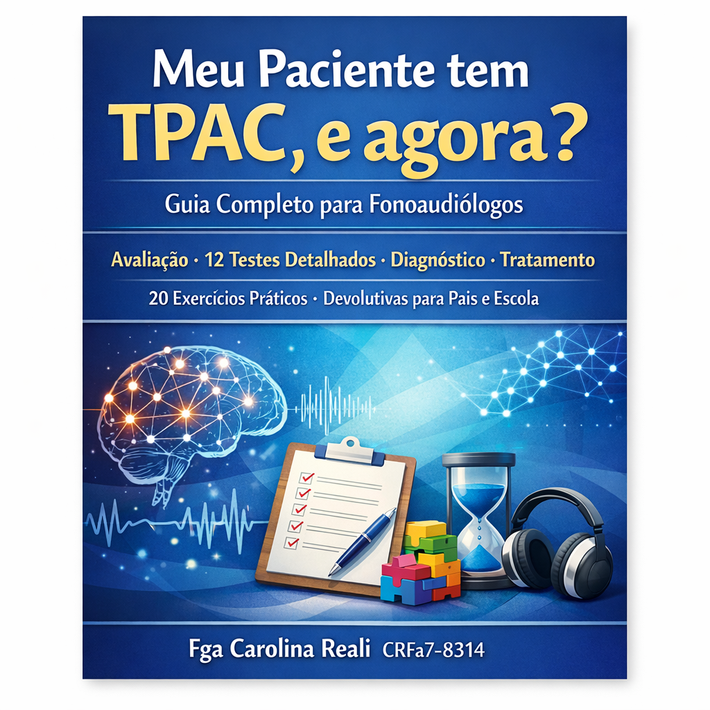 Meu Paciente Tem TPAC, e Agora? — Transtorno do Processamento Auditivo Central