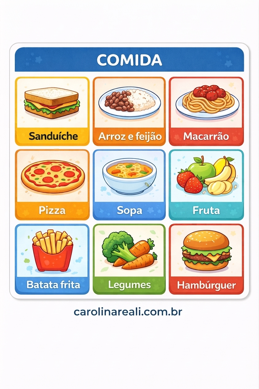 Prancha de CAA — Comida