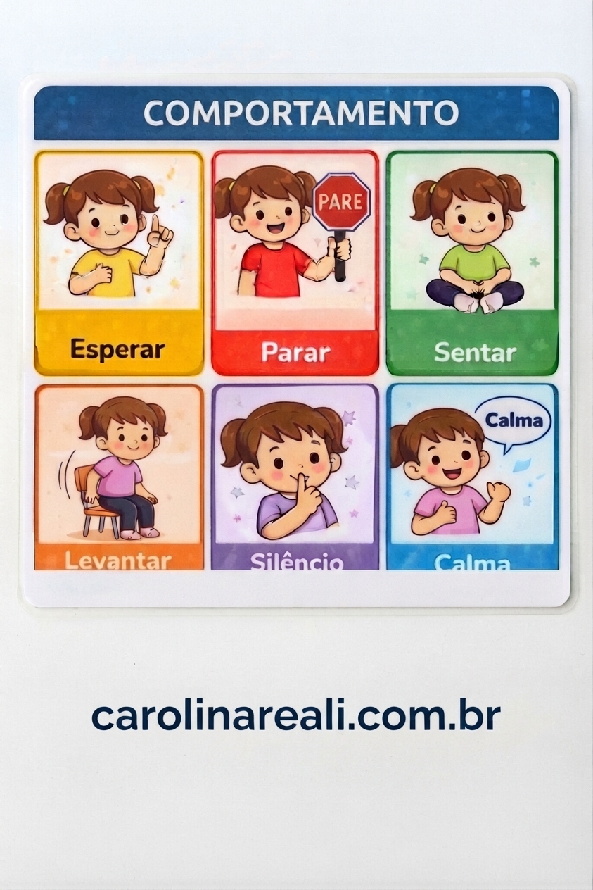 Prancha de CAA — Comportamento (Menina)