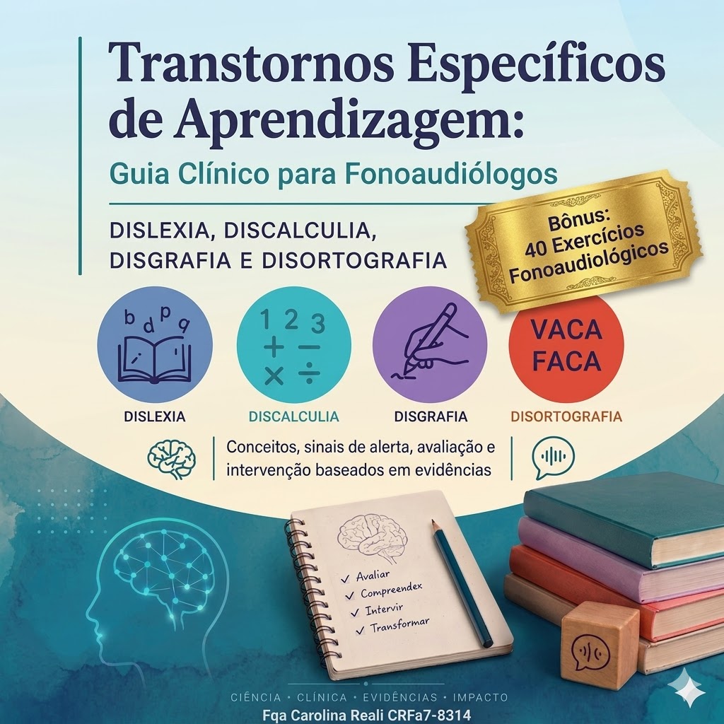 Transtornos Específicos de Aprendizagem - Dislexia, Disgrafia,Disortografia e Discalculia